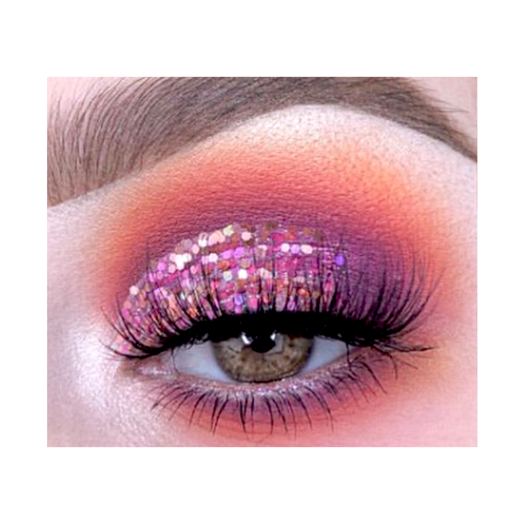 Glitter Collection, Baby Pink, BH Cosmetics Glitter Collection, Baby Pink,  BH Cosmetics Iridescence Eye Shadow, pink Glitter Circle, color, magenta,  eye png