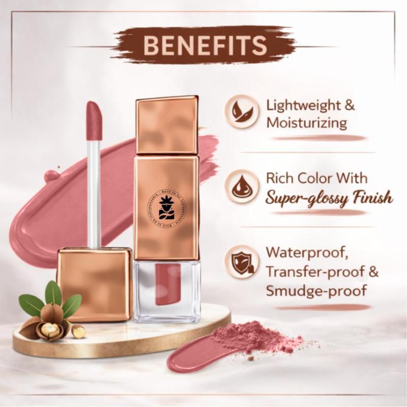 BOBI Velvet Matte Liquid Lipstick,Shade GLOW_1 (2.5 ml)