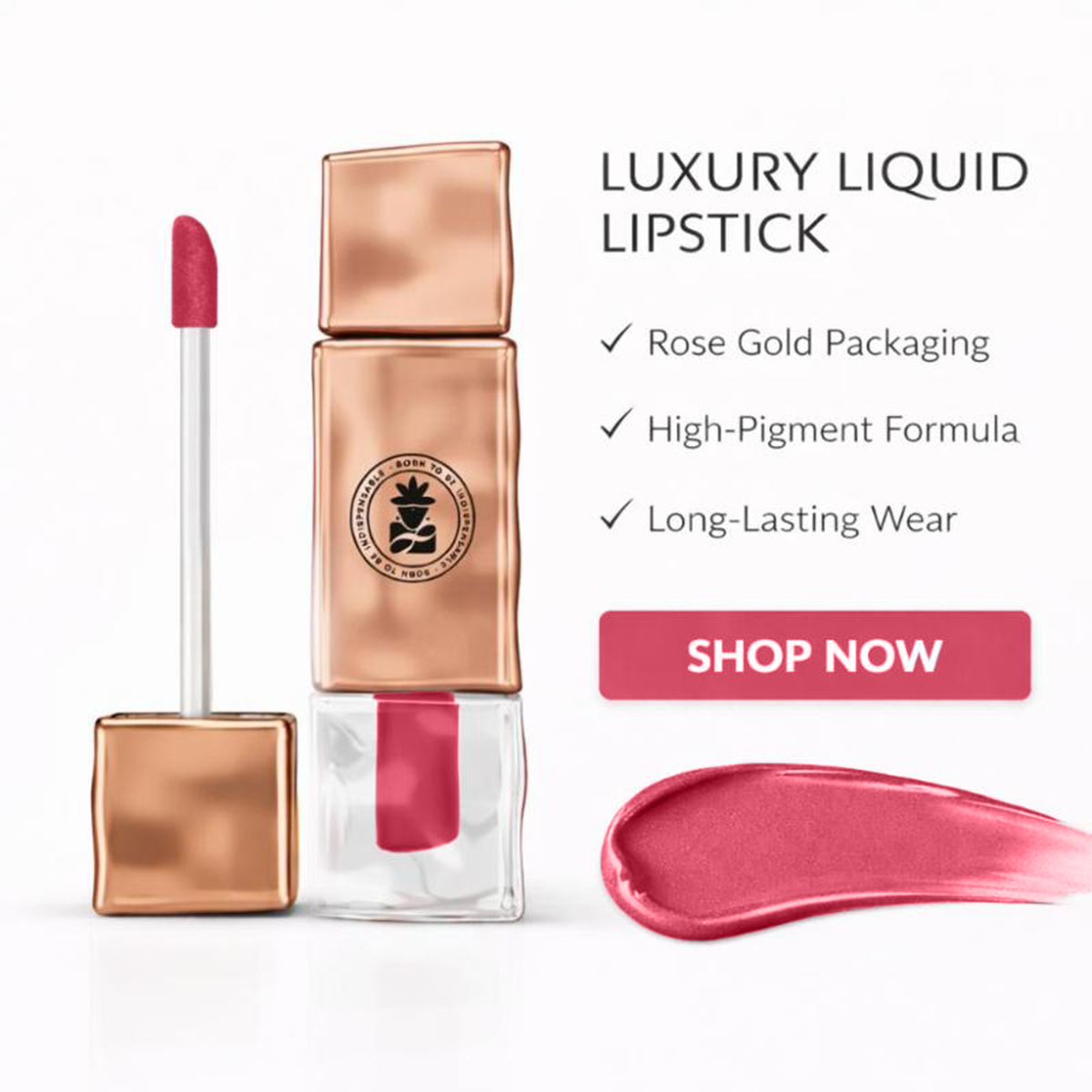 BOBI Velvet Matte Liquid Lipstick,Shade HEAT_2 (2.5 ml)