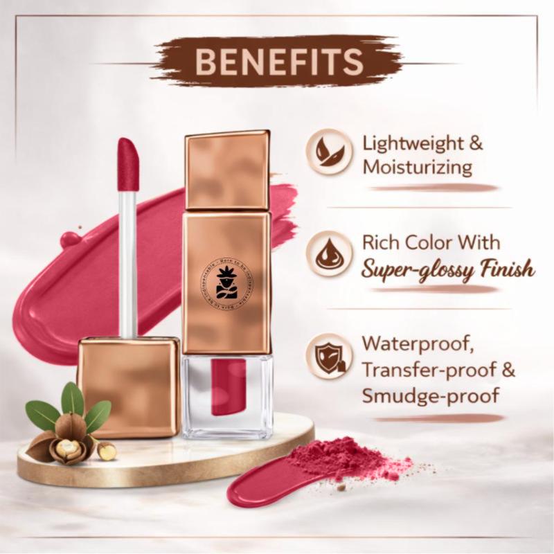 BOBI Velvet Matte Liquid Lipstick,Shade HEAT_2 (2.5 ml)