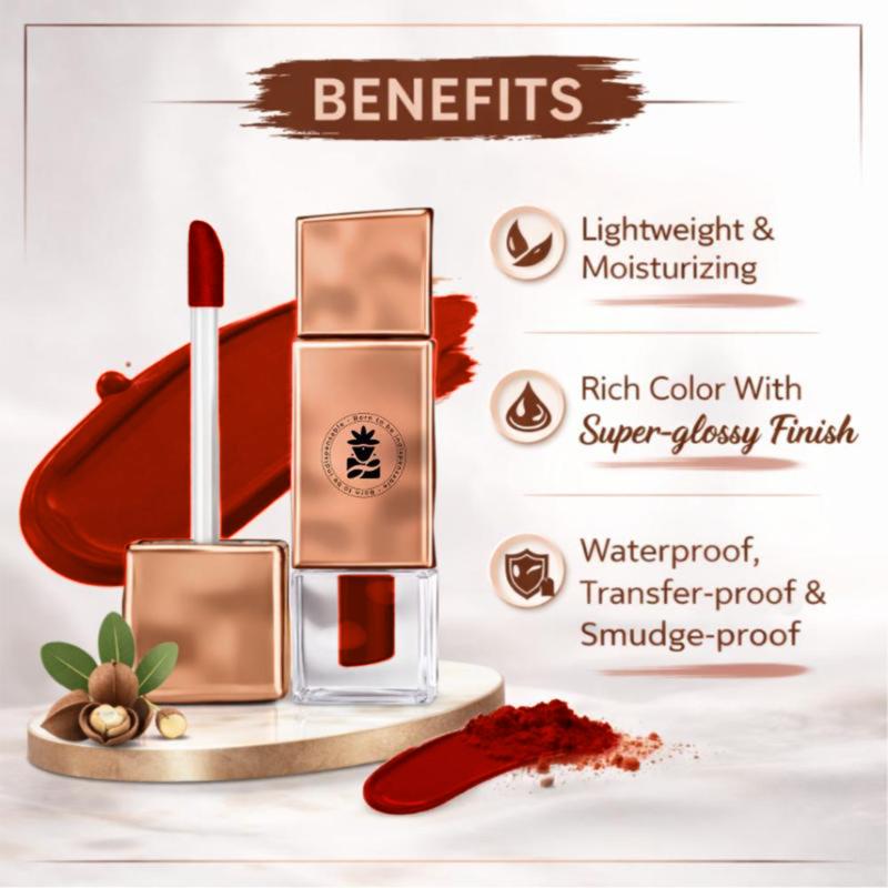 BOBI Velvet Matte Liquid Lipstick, Shade_6 RUSH (2.5 ml)