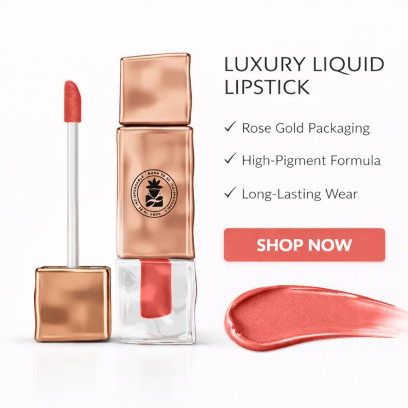 BOBI Velvet Matte Liquid Lipstick, Shade_8 POP (2.5 ml)
