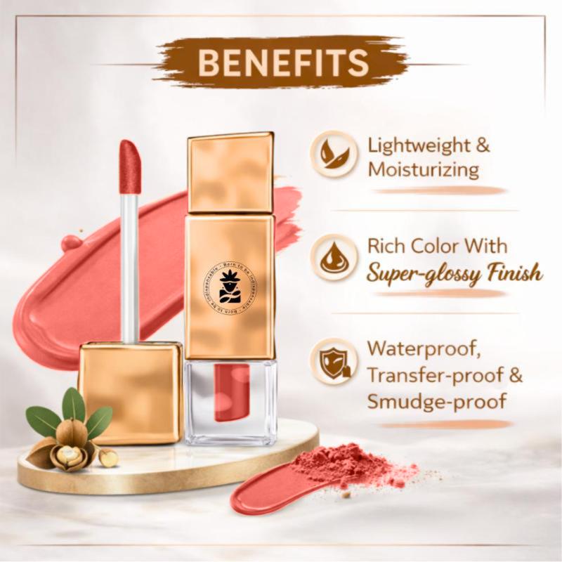 BOBI Velvet Matte Liquid Lipstick, Shade_8 POP (2.5 ml)