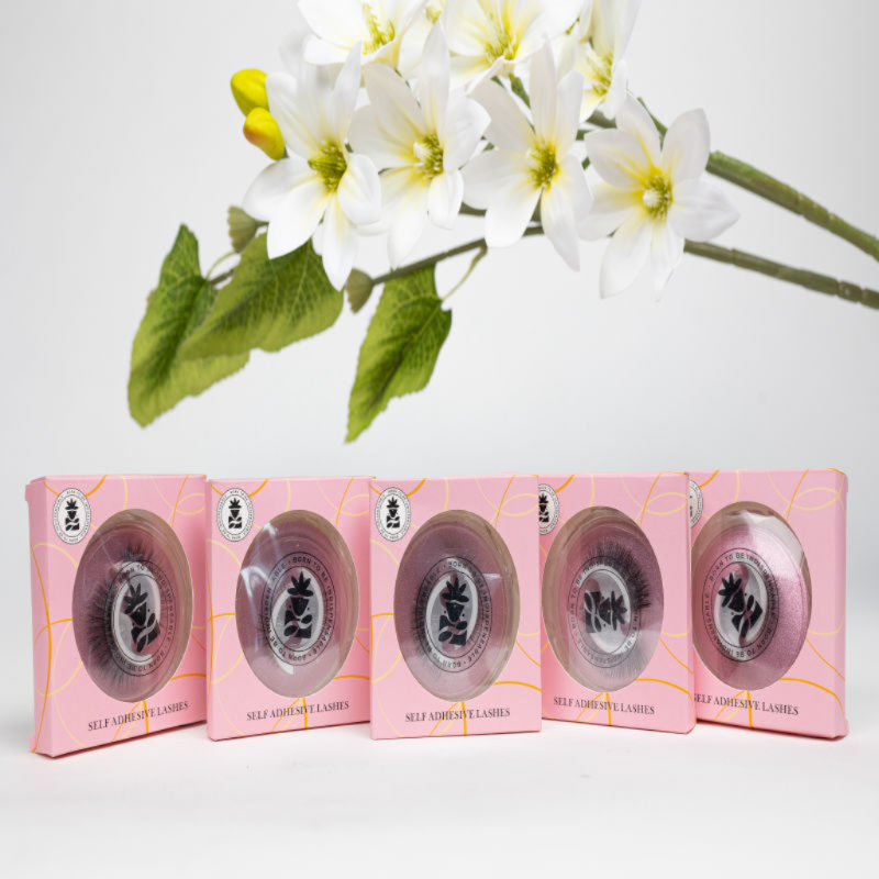 BOBI Self Adhesive Eyelashes SA04 Open Eye – Tapered Center Lift | Wide & Open-Eyed Look | Reusable | No Glue | Lightweight Wear