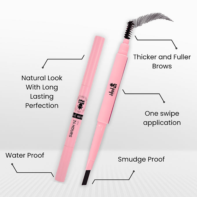 BOBI Eyebrow Pencil Grey | Waterproof Smudgeproof Finish