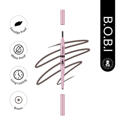 BOBI Eyebrow Pencil Brown | Waterproof Smudgeproof Finish
