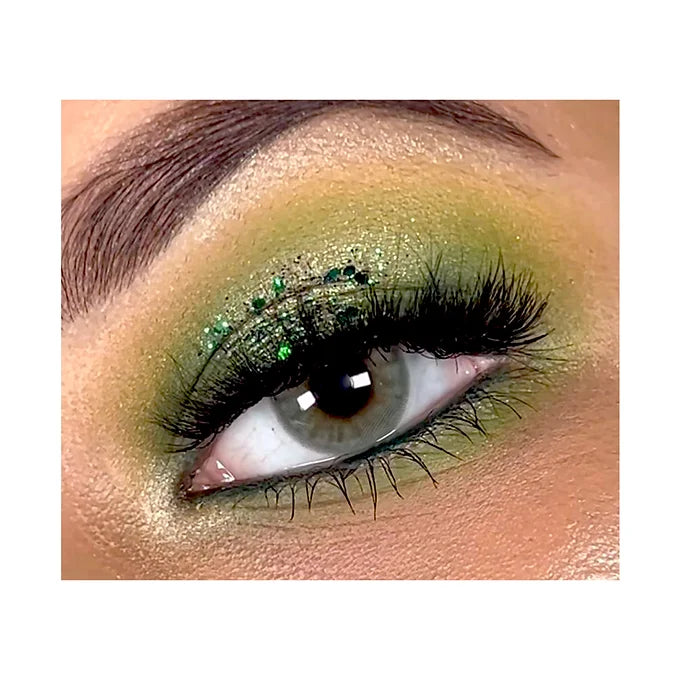 BOBI Glitter Gel Eyeshadow Duo Chrome Eye Makeup Green Blue Duo (10gm)