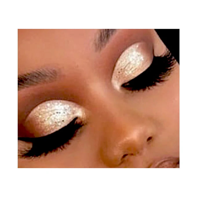 BOBI Glitter Gel Eyeshadow Duo Chrome Eye Makeup Gold Multi Duo (10gm)