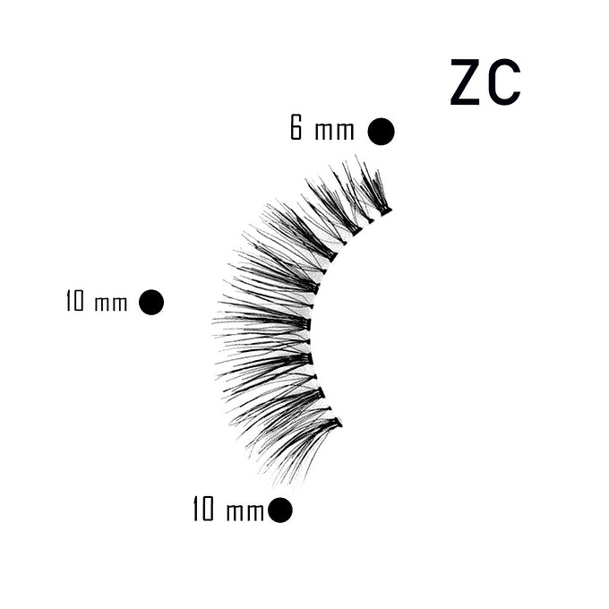 BOBI False Eyelash, Eye Makeup Lash Curl Long NFluffy Eyelashes 12mm (5 Pairs)