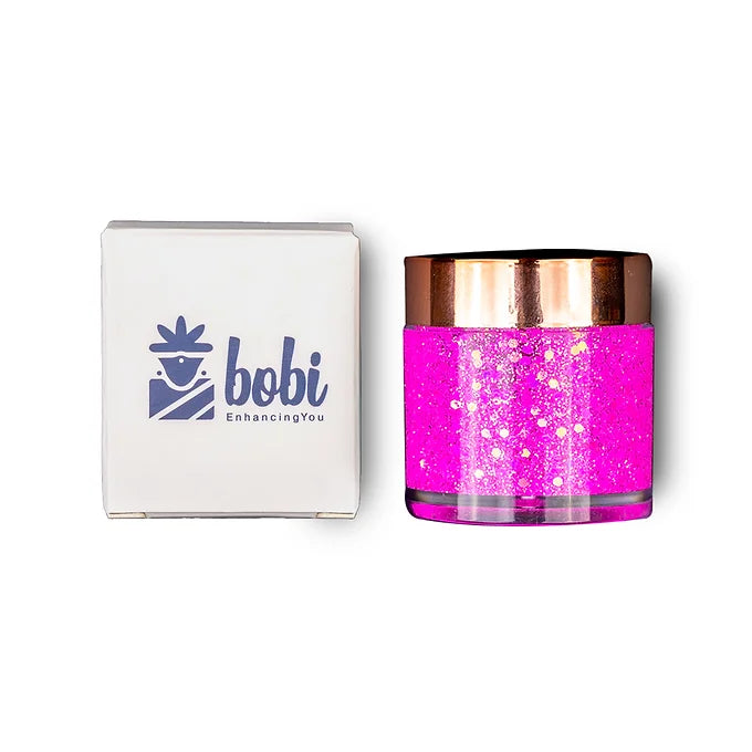 BOBI Glitter Gel Eyeshadow Duo Chrome Eye Makeup - Pink Gold Duo (10gm)