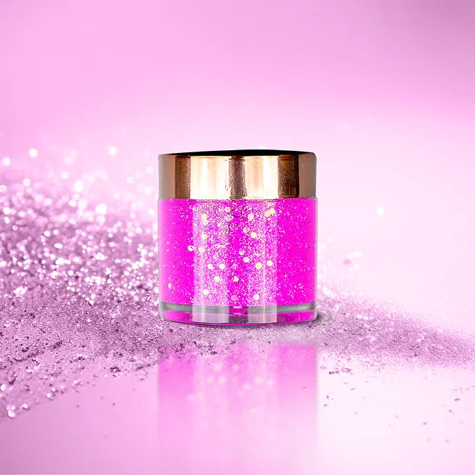 BOBI Glitter Gel Eyeshadow Duo Chrome Eye Makeup - Pink Gold Duo (10gm)