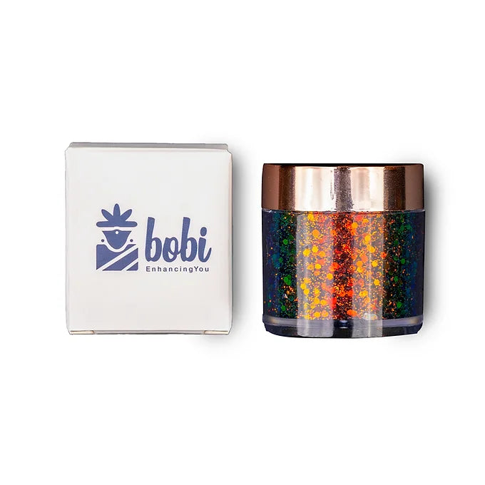 BOBI Glitter Gel Eyeshadow Duo Chrome Eye Makeup - Red Duo (10gm)