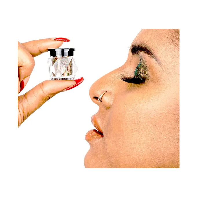 BOBI Holographic Loose Glitter Eyeshadow for Eye Makeup - Brown (10gm)