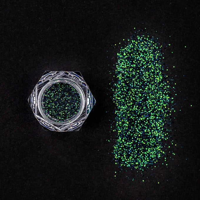 BOBI Holographic Loose Glitter Eyeshadow for Eye Makeup - Green (10gm)