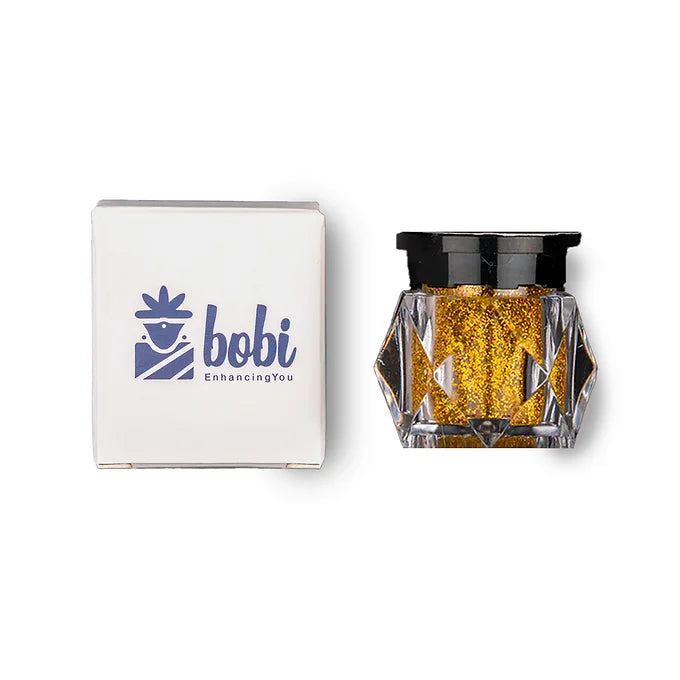 BOBI Holographic Loose Glitter Eyeshadow for Eye Makeup - Gold (10gm)