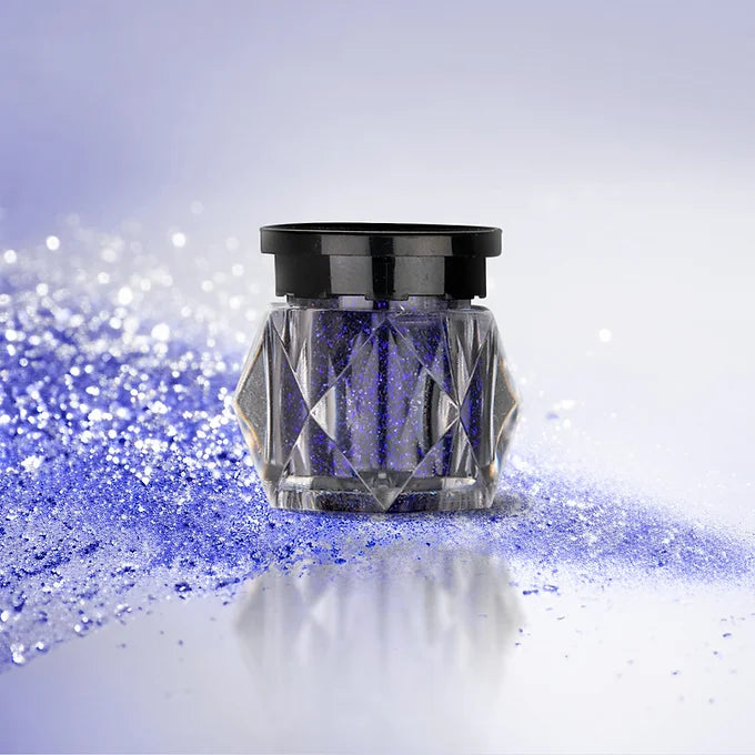BOBI Holographic Loose Glitter Eyeshadow For Eye Makeup - Blue (10gm)