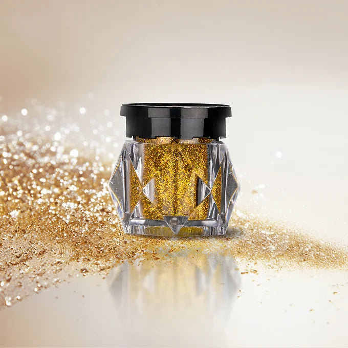 BOBI Holographic Loose Glitter Eyeshadow for Eye Makeup - Gold (10gm)