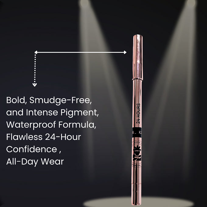BOBI 24 Hours Kajal For Eyes | Smudgeproof Waterproof | Deep Black Pigment