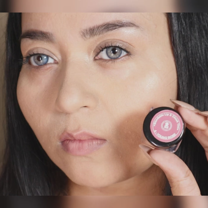 BOBI Glow Tint Young Rose lip and cheek tint product video