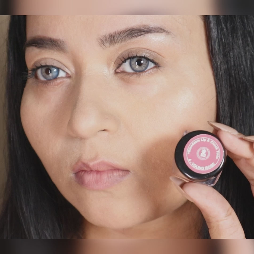 BOBI Glow Tint Young Rose lip and cheek tint product video